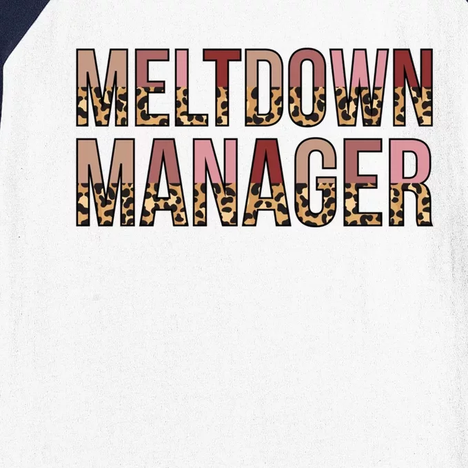 Meltdown Ager Sitter Sitting Sitters Cute Gift Baseball Sleeve Shirt