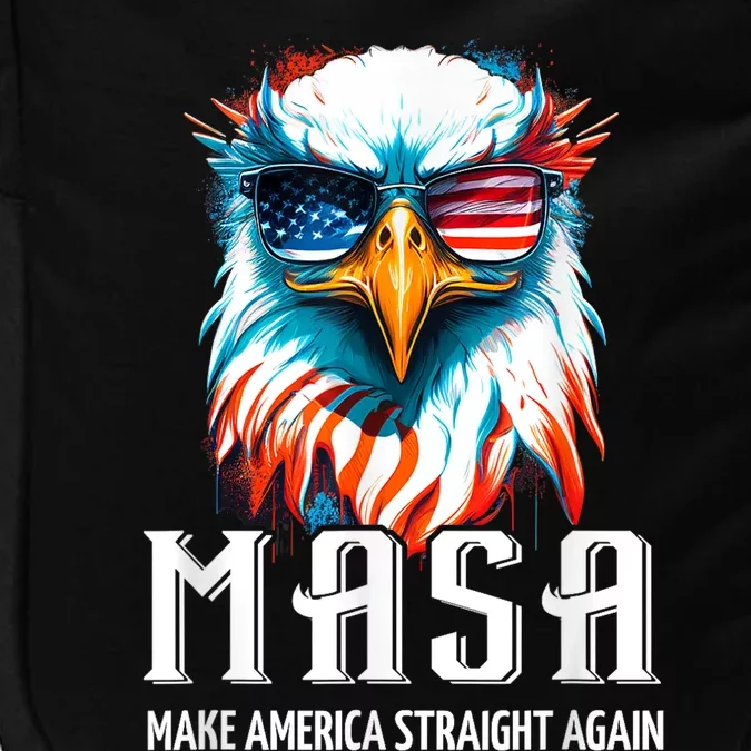 Make America Straight Again Tee Masa Impact Tech Backpack