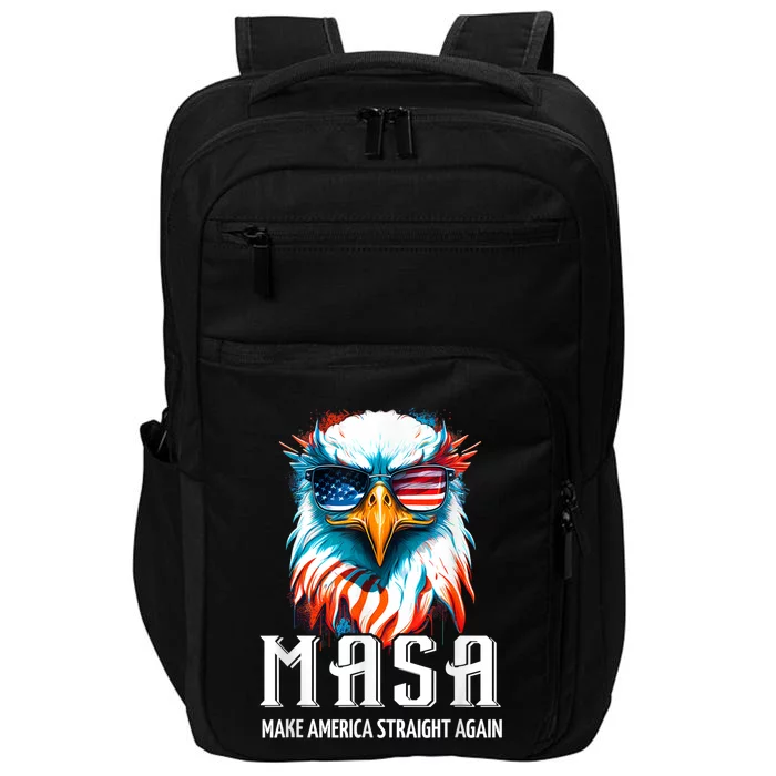 Make America Straight Again Tee Masa Impact Tech Backpack