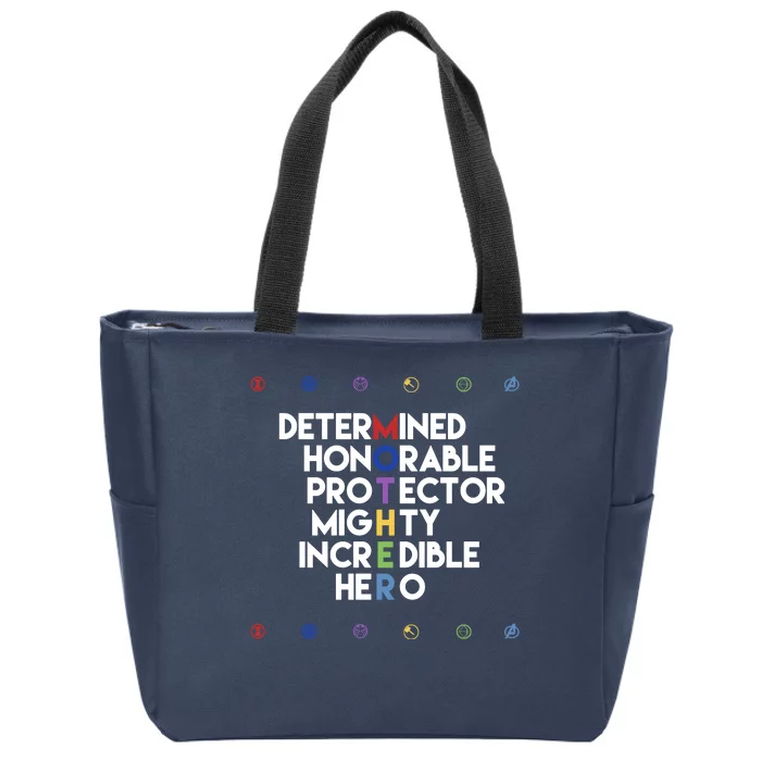 Marvel Avengers Super Hero Mothers Day Zip Tote Bag