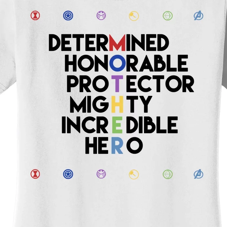 Marvel Avengers Super Hero Mothers Day Women's T-Shirt