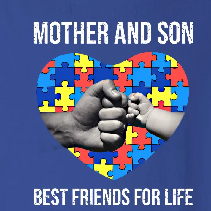 Mother And Son Best Friends For Life Autism Mom Mother's Day Great Gift Toddler Long Sleeve Shirt