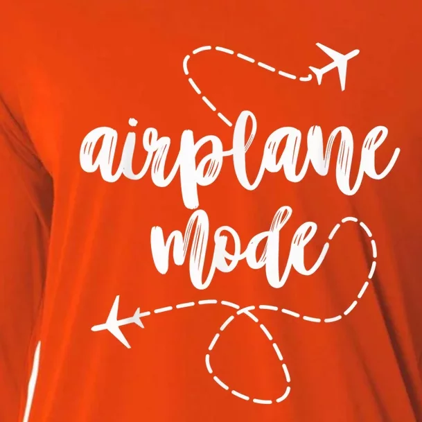 Mode Airplane | Summer Vacation | Travel Airplane Cooling Performance Long Sleeve Crew