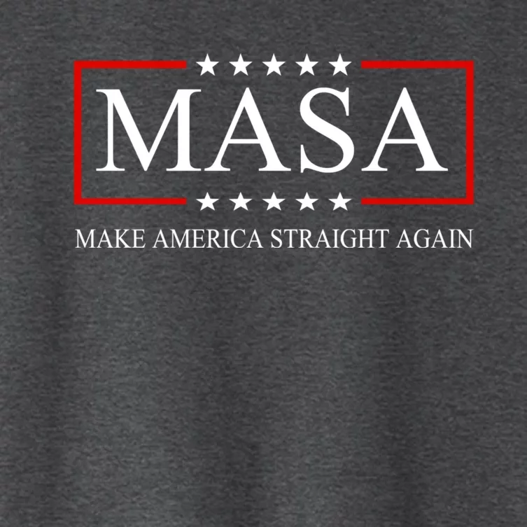 MASA Make America Straight Again Women's Crop Top Tee