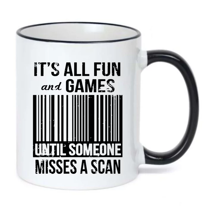 Misses A Scan Postal Worker Black Color Changing Mug