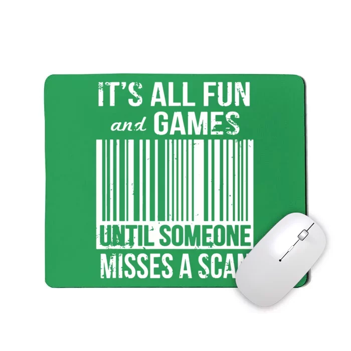 Misses A Scan Postal Worker Mousepad