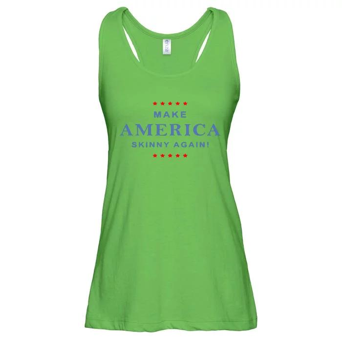 Make America Skinny Again Ladies Essential Flowy Tank