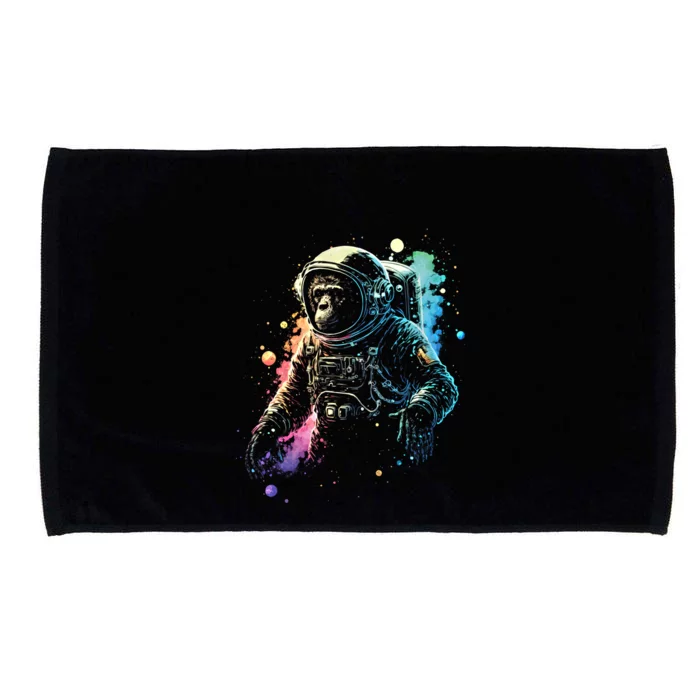 Monkey Astronaut Scifi Chimp Graphic And Great Gift Microfiber Hand Towel