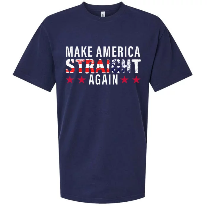 Make America Straight Again MASA Sueded Cloud Jersey T-Shirt