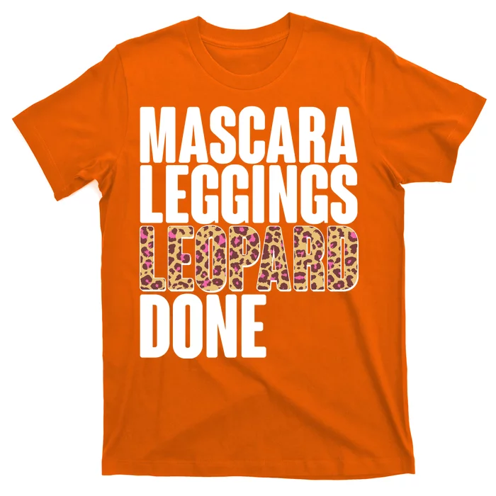 Mascara Leggings Leopard Done T-Shirt