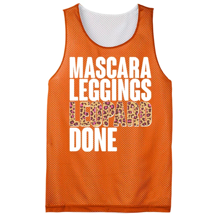 Mascara Leggings Leopard Done Mesh Reversible Basketball Jersey Tank