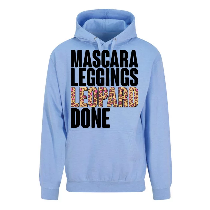 Mascara Leggings Leopard Done Unisex Surf Hoodie