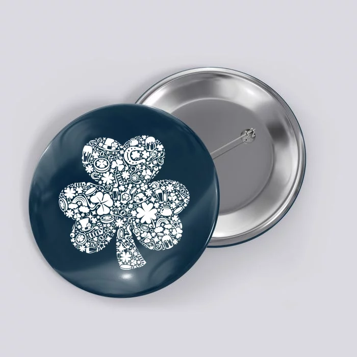 Mash-Up Irish Clover Button