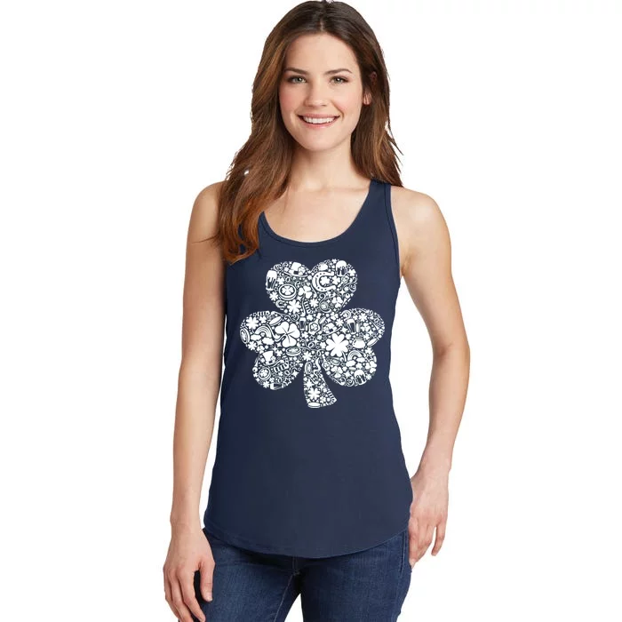 Mash-Up Irish Clover Ladies Essential Tank