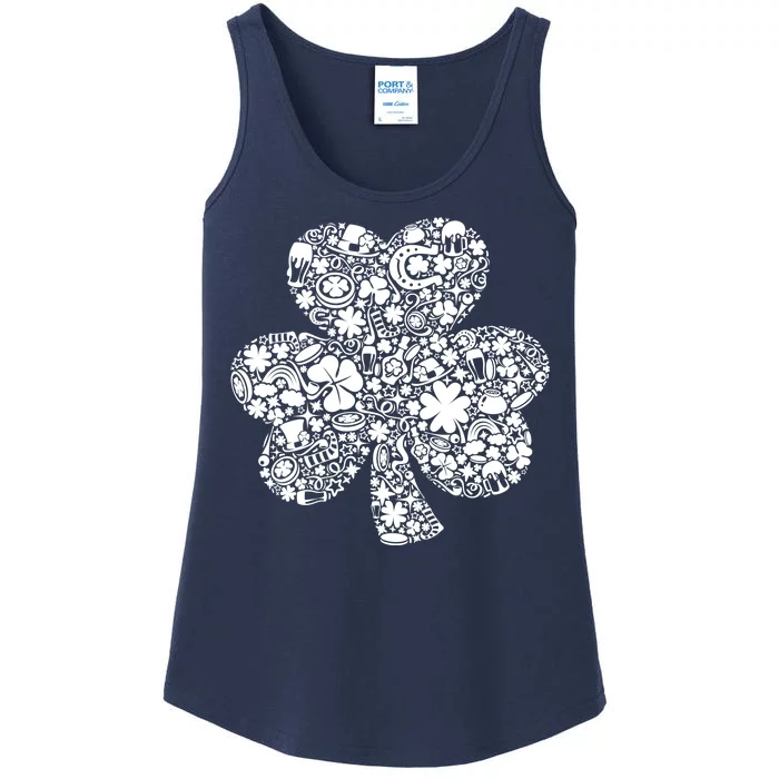 Mash-Up Irish Clover Ladies Essential Tank