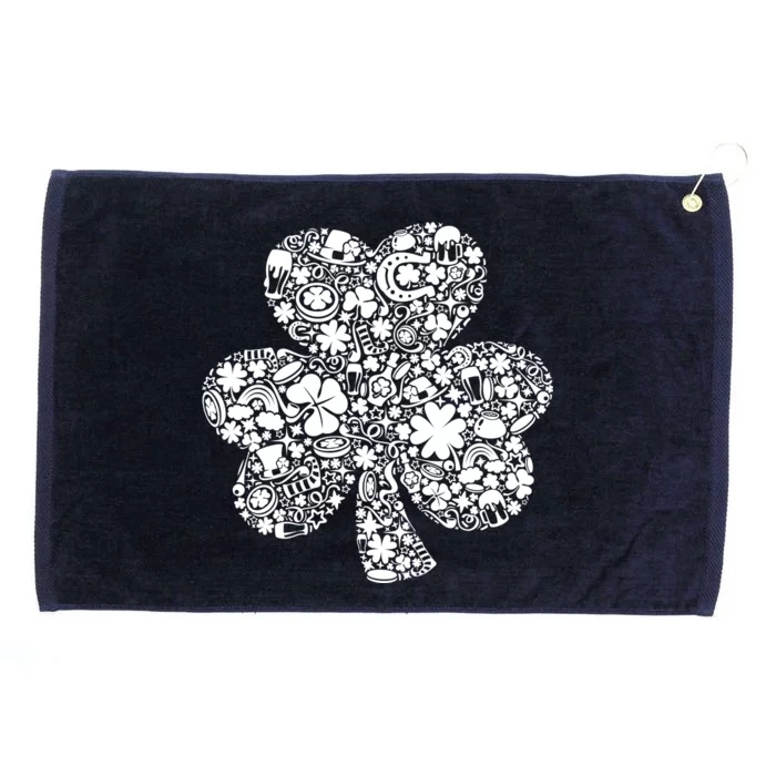 Mash-Up Irish Clover Grommeted Golf Towel