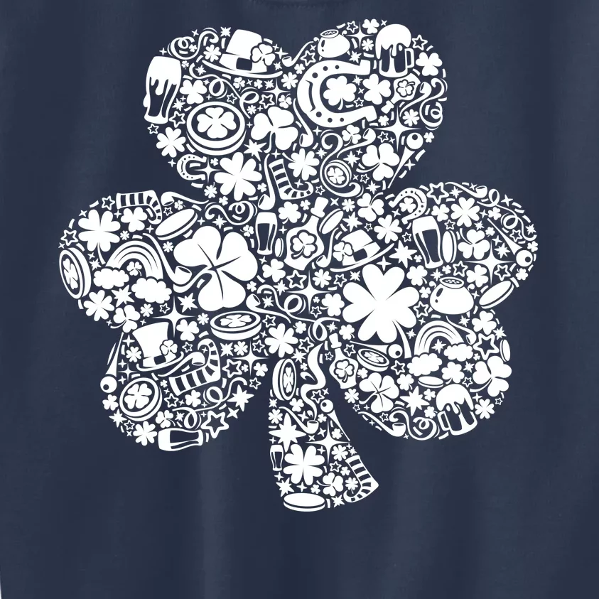 Mash-Up Irish Clover Kids Sweatshirt