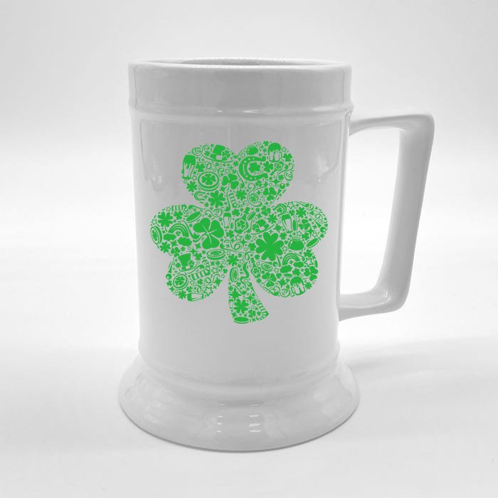 Mash-Up Irish Clover Front & Back Beer Stein