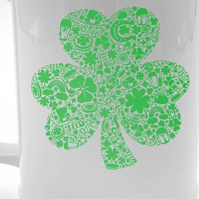 Mash-Up Irish Clover Front & Back Beer Stein