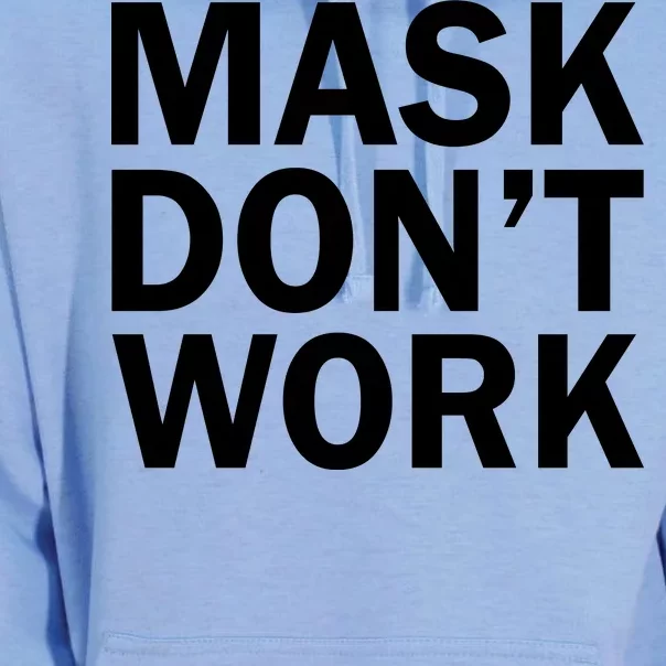 Mask Don't Work Unisex Surf Hoodie