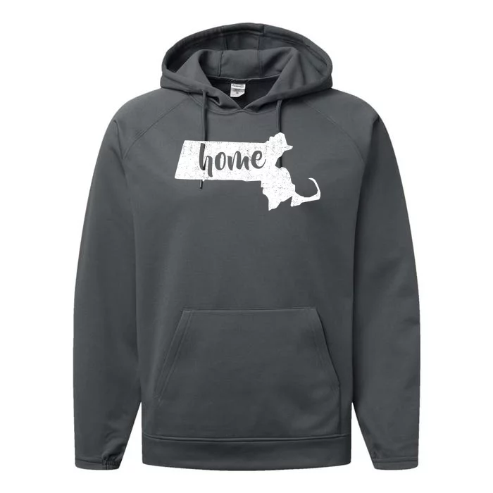 Massachusetts Home State Performance Fleece Hoodie