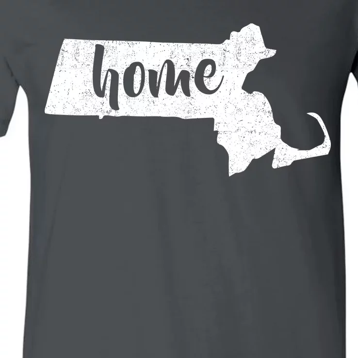 Massachusetts Home State V-Neck T-Shirt