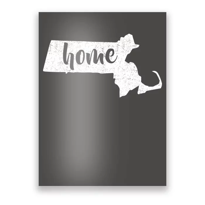 Massachusetts Home State Poster