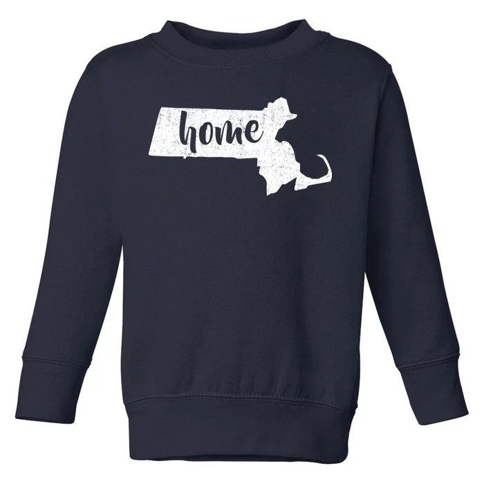 Massachusetts Home State Toddler Sweatshirt