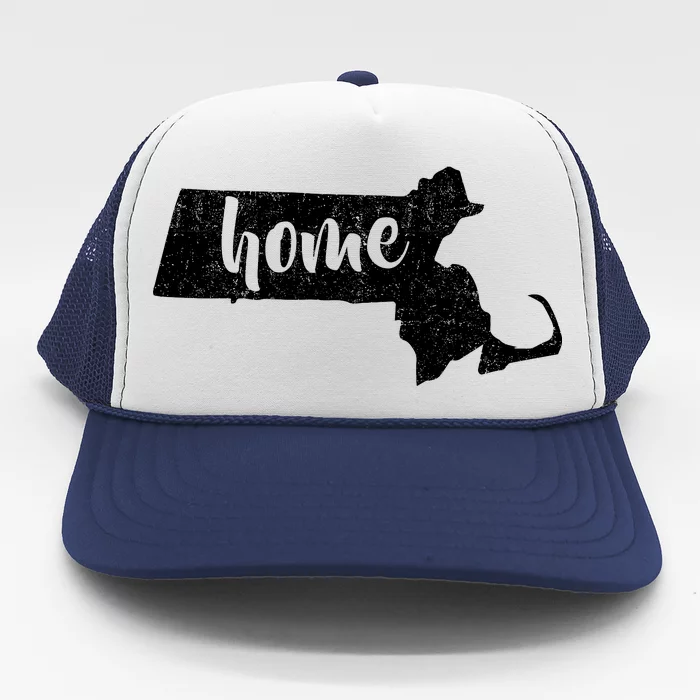 Massachusetts Home State Trucker Hat