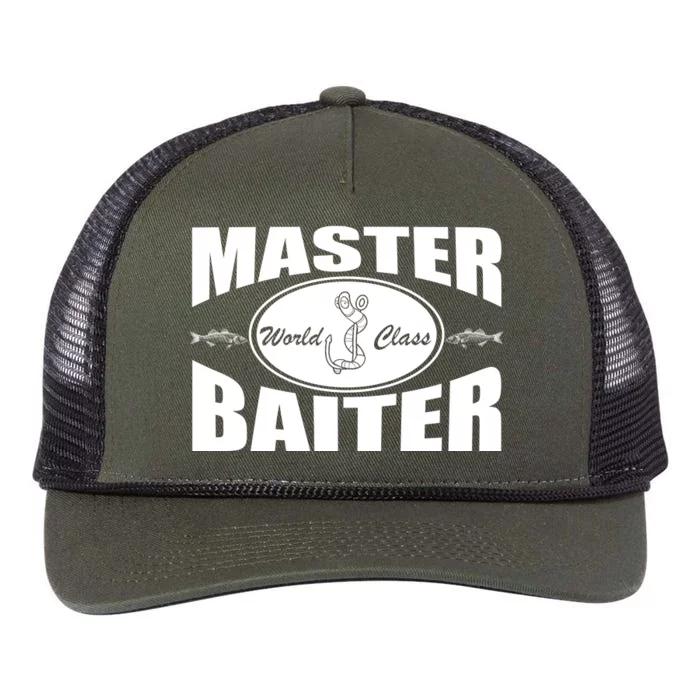 Master Baiter World Class Retro Rope Trucker Hat Cap