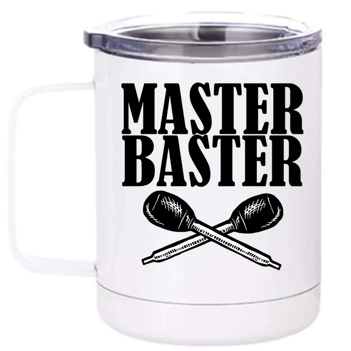 Master Baster Front & Back 12oz Stainless Steel Tumbler Cup