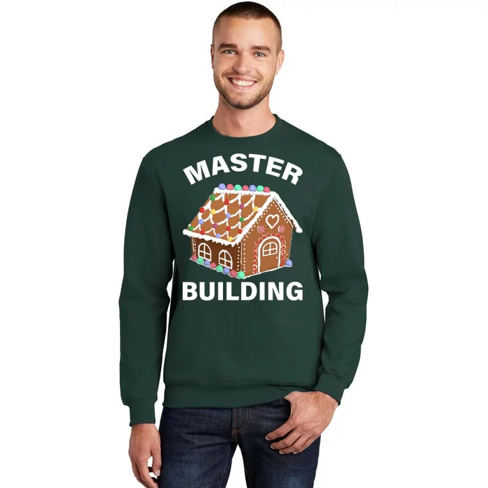 Master Builder Gingerbread House Funny Christmas Tall Sweatshirt