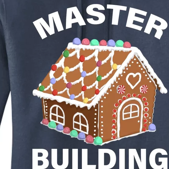 Master Builder Gingerbread House Funny Christmas Women's Pullover Hoodie