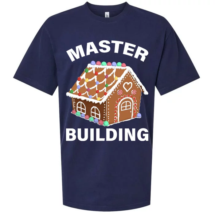 Master Builder Gingerbread House Funny Christmas Sueded Cloud Jersey T-Shirt