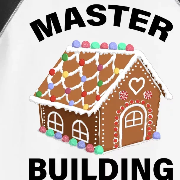 Master Builder Gingerbread House Funny Christmas Toddler Fine Jersey T-Shirt