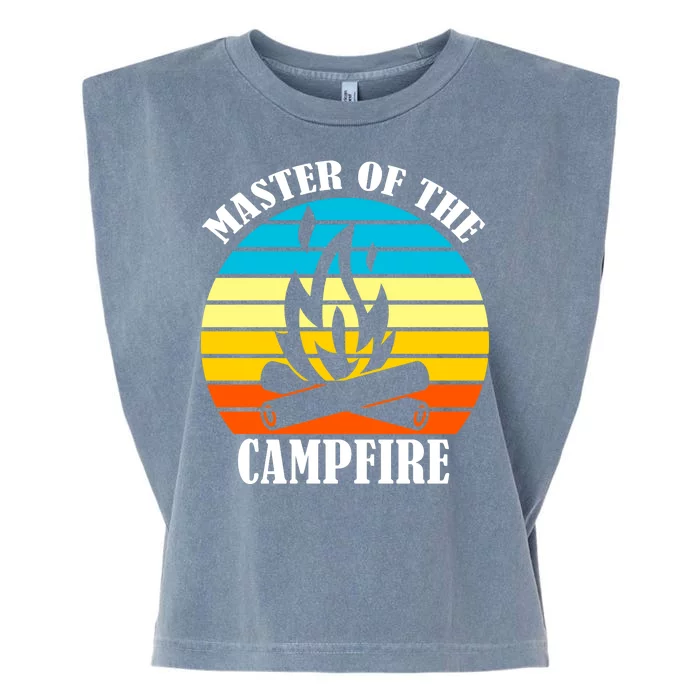 Master Of The Campfire Garment-Dyed Women's Muscle Tee