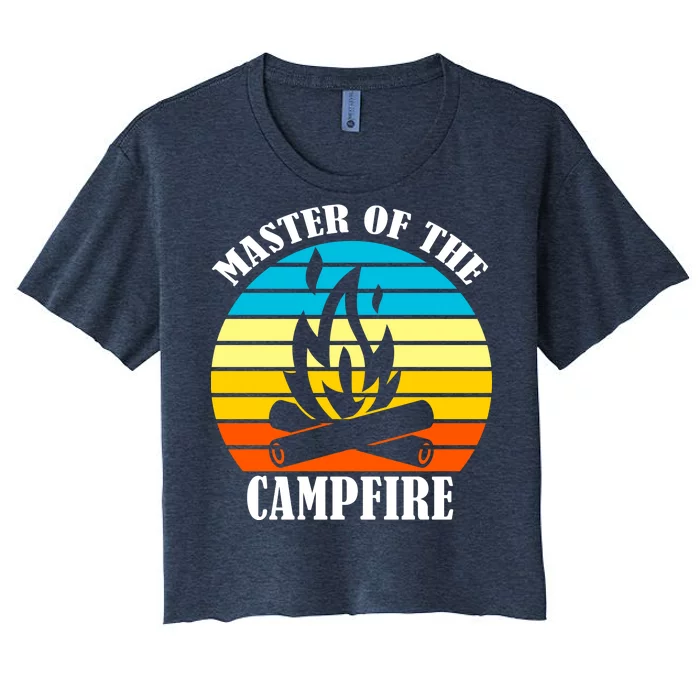 Master Of The Campfire Women's Crop Top Tee