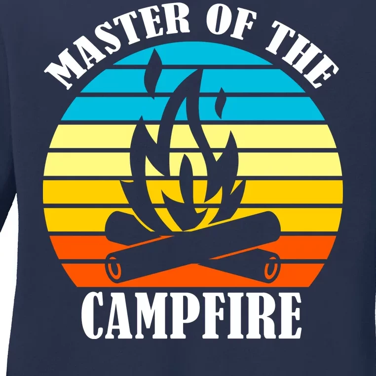 Master Of The Campfire Ladies Long Sleeve Shirt