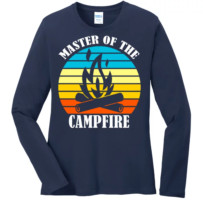 Master Of The Campfire Ladies Long Sleeve Shirt