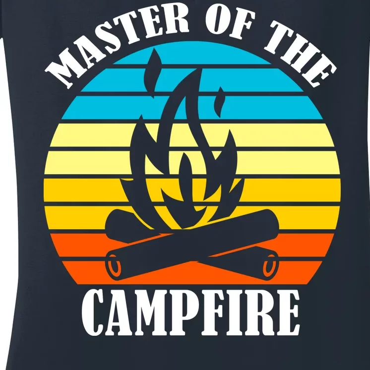 Master Of The Campfire Women's V-Neck T-Shirt