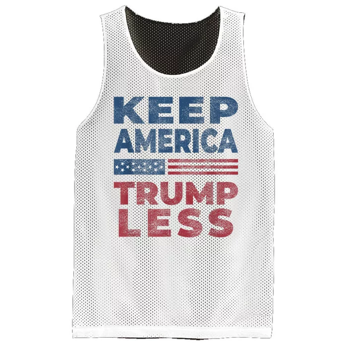 Make America Trumpless Again Funny Gift Mesh Reversible Basketball Jersey Tank