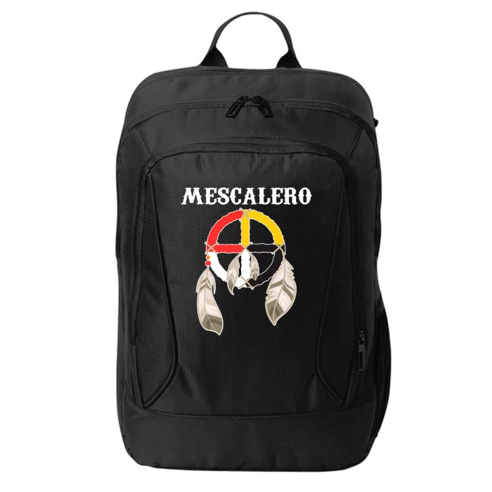 Mescalero Apache Tribe Nation Native Indian Medicine Wheel City Backpack