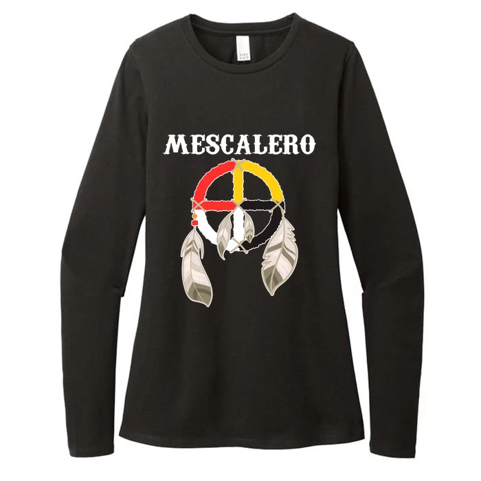 Mescalero Apache Tribe Nation Native Indian Medicine Wheel Womens CVC Long Sleeve Shirt