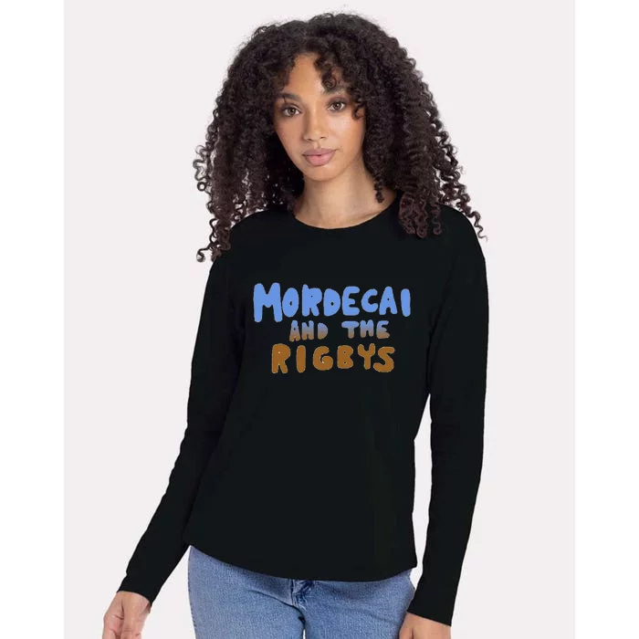 Mordecai And The Rigbys Ringer Womens Cotton Relaxed Long Sleeve T-Shirt