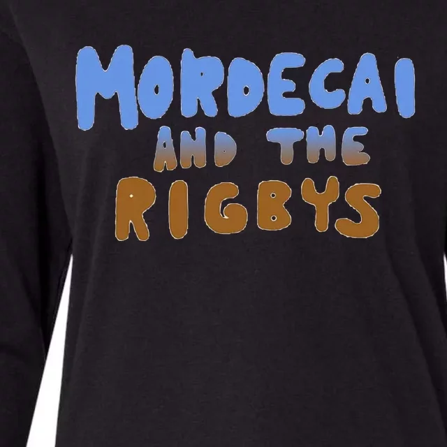 Mordecai And The Rigbys Ringer Womens Cotton Relaxed Long Sleeve T-Shirt