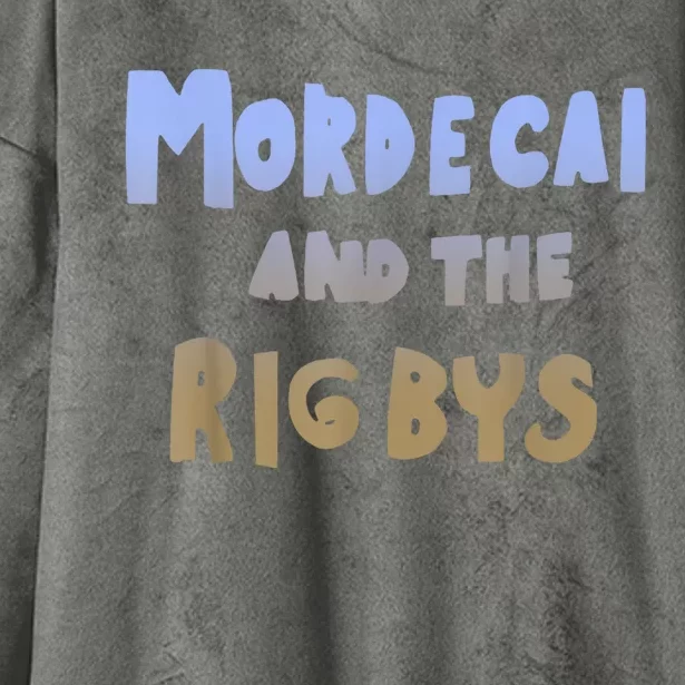 Mordecai And The Rigbys Ringer Hooded Wearable Blanket