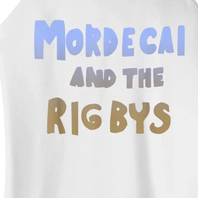 Mordecai And The Rigbys Ringer Women’s Perfect Tri Rocker Tank