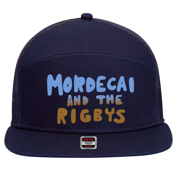 Mordecai And The Rigbys Ringer 7 Panel Mesh Trucker Snapback Hat