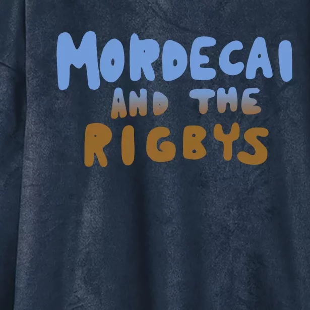 Mordecai And The Rigbys Ringer Hooded Wearable Blanket