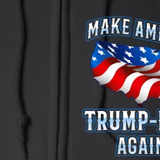 Make America Trump Free Again Democrat Gift Full Zip Hoodie